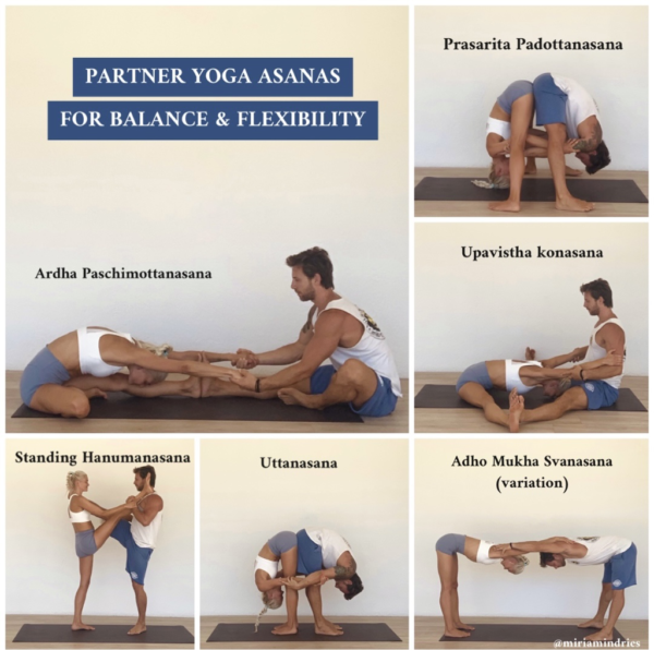 Partner yoga poses